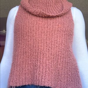 Knit Turtle Necked Vest